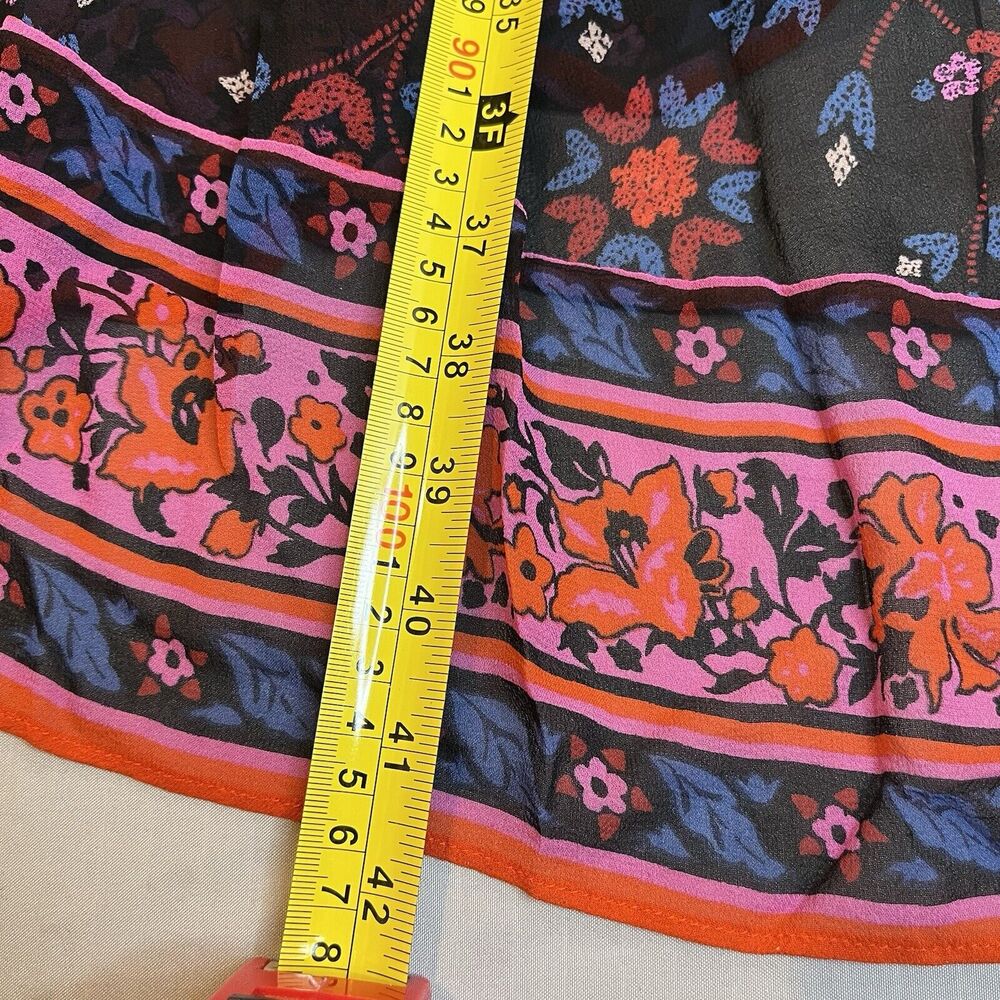 Joie Small Silk Summer Dress Off the Shoulder Low-High Lined - Picture 6 of 8